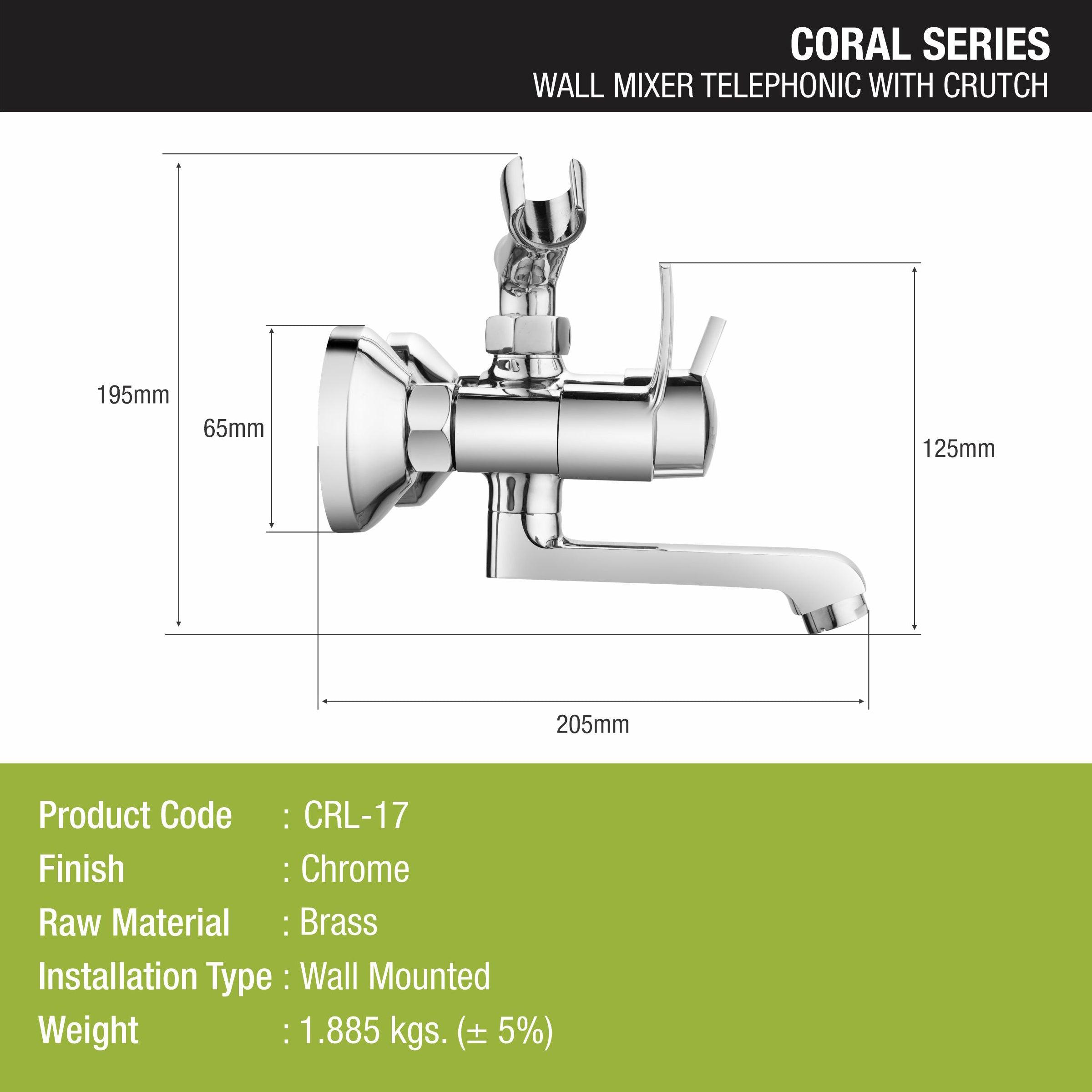 Coral Telephonic Wall Mixer Brass Faucet - LIPKA - Lipka Home