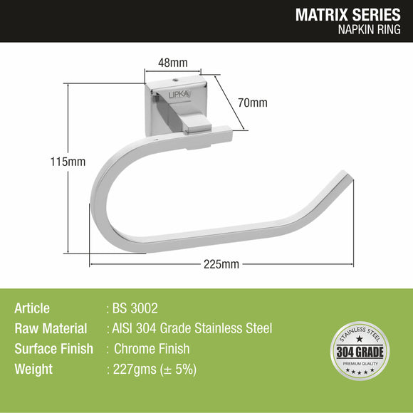 Matrix  Napkin Ring - LIPKA