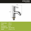 Kyron Pillar Tap Brass Faucet - LIPKA - Lipka Home