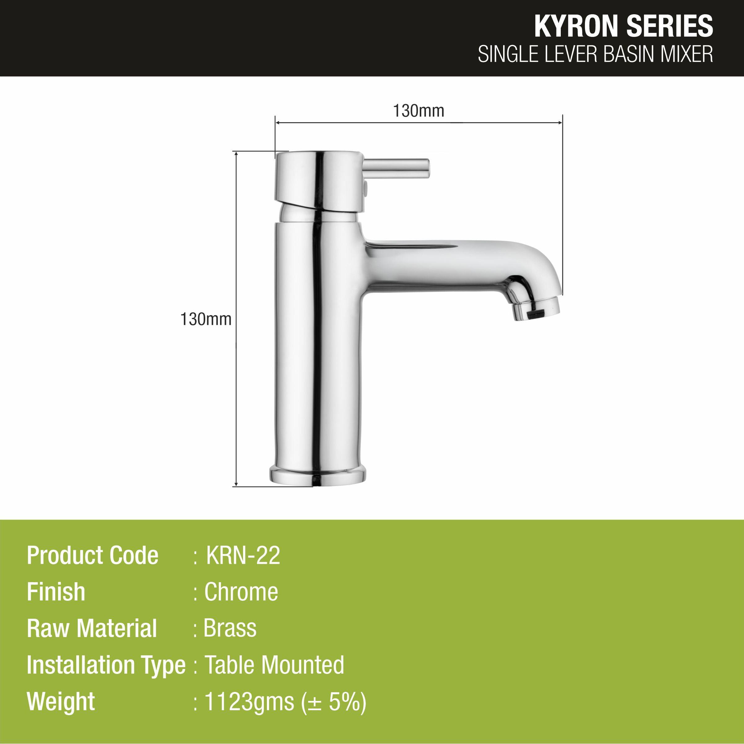 Kyron Single Lever Basin Mixer Brass Faucet - LIPKA - Lipka Home