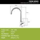 Frenk Swan Neck Brass Faucet with Round Swivel Spout (15 Inches) - LIPKA - Lipka Home