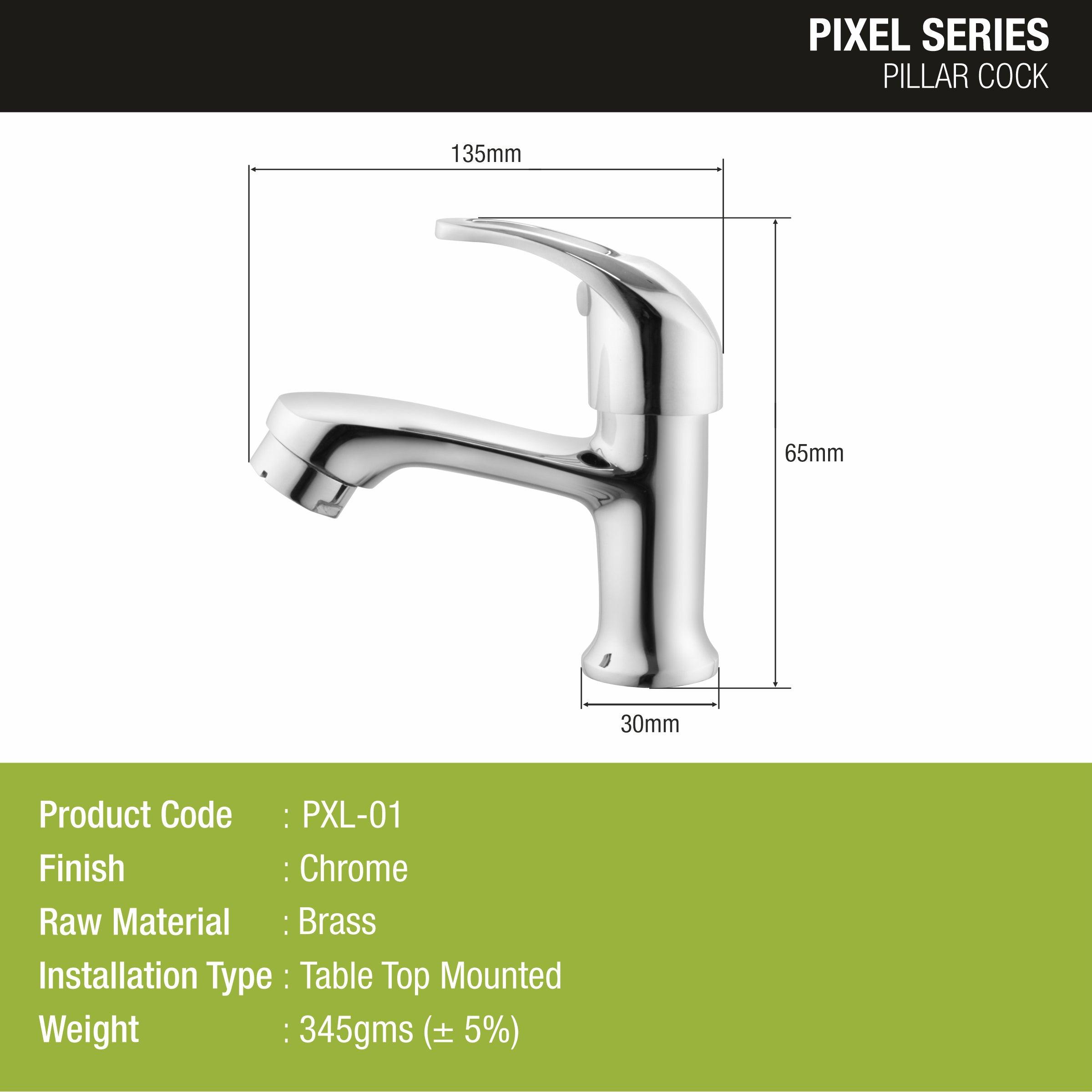 Pixel Pillar Tap Brass Faucet - LIPKA - Lipka Home