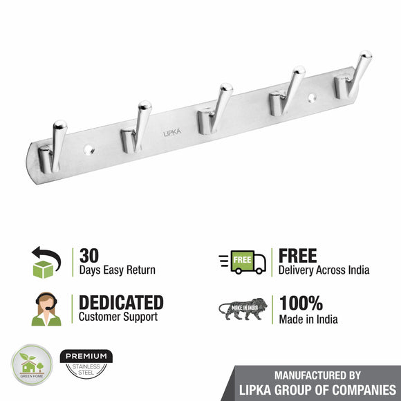 Lotus Robe Hook (5 Pin) - LIPKA - Lipka Home