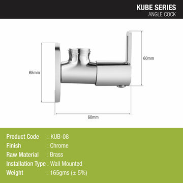 Kube Angle Valve Brass Faucet - LIPKA - Lipka Home