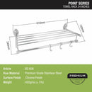 Point Towel Rack (24 Inches) - LIPKA - Lipka Home