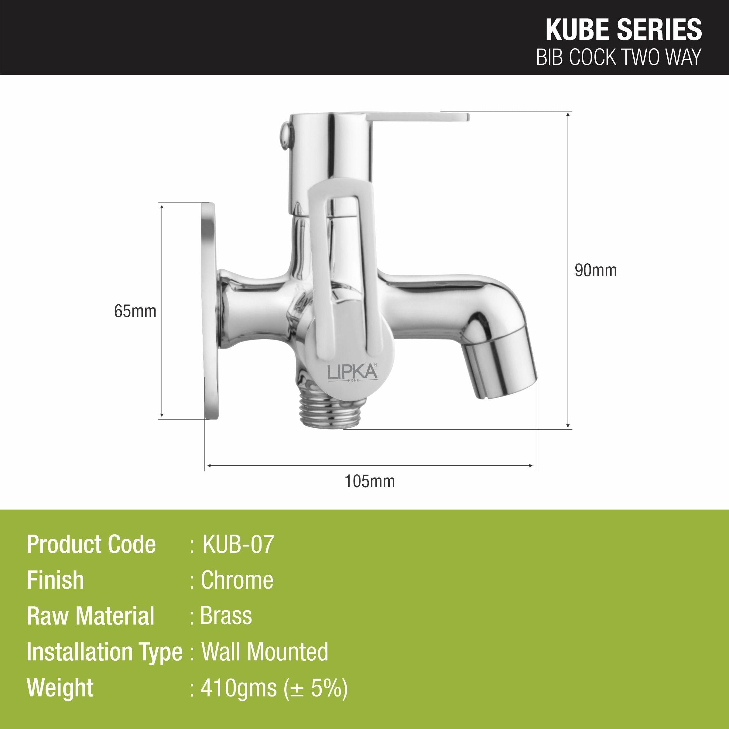 Kube Two Way Bib Tap Faucet - LIPKA - Lipka Home