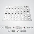 Palo Commercial 304-Grade Floor Drain (8 x 8 Inches) - LIPKA-3