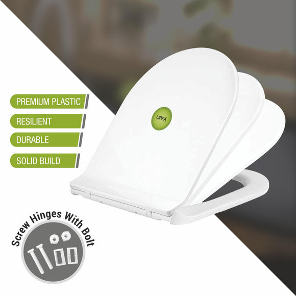 Oval Toilet Seat Cover PVC (Blue) |Commode not included| - LIPKA - Lipka Home