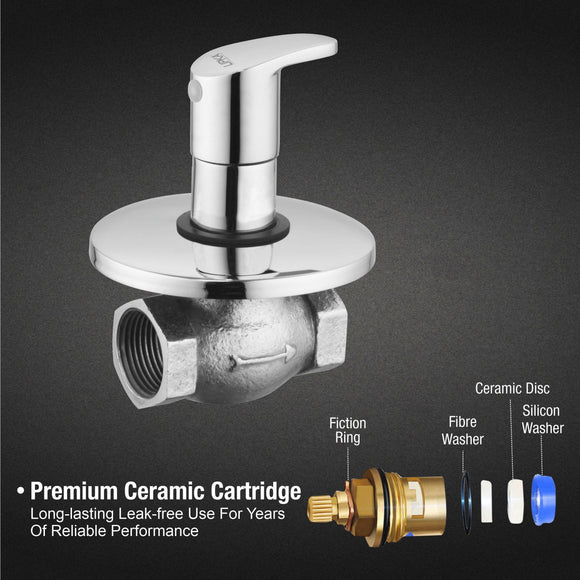 Apple Flush Cock 25mm Brass Faucet - LIPKA - Lipka Home