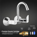 Arise Sink Mixer Brass Faucet with Round Swivel Spout (12 Inches) - LIPKA - Lipka Home