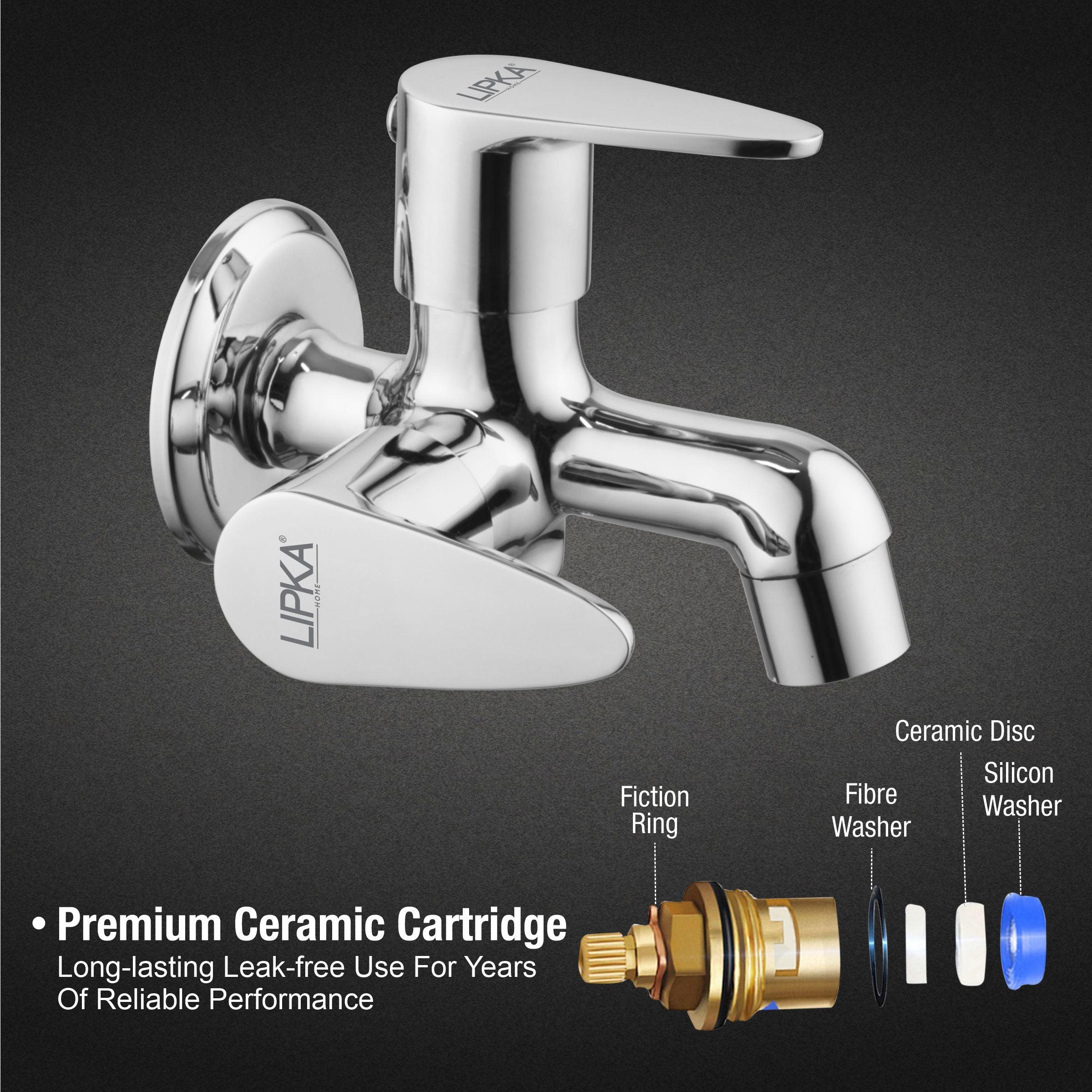 Lava Two Way Bib Tap Brass Faucet (Double Handle) - LIPKA - Lipka Home