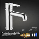 Fusion Single Lever Basin Mixer Brass Faucet - LIPKA - Lipka Home