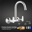 Virgo Sink Mixer Brass Faucet with Round Swivel Spout (15 Inches) - LIPKA - Lipka Home