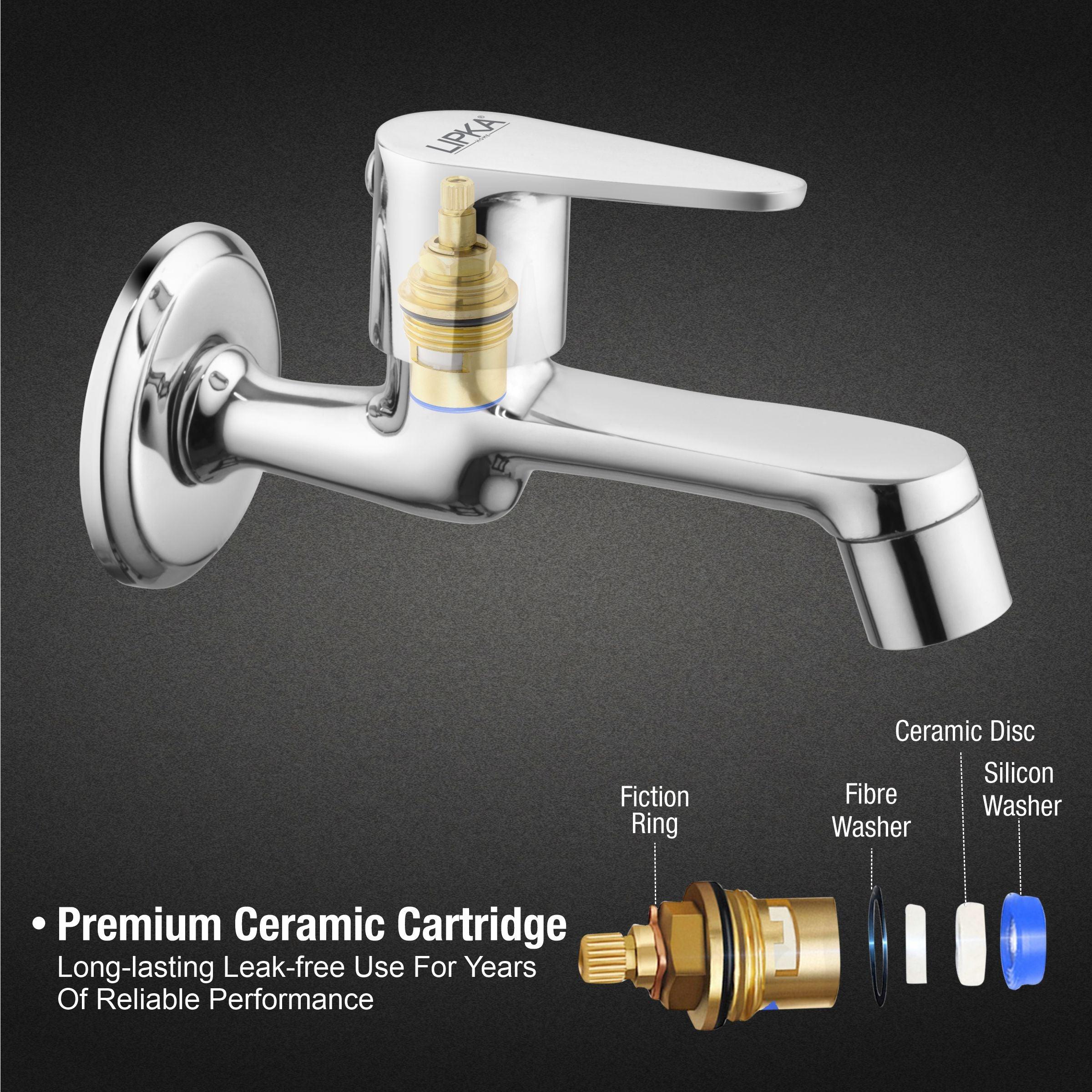 Lava Bib Tap Long Body Brass Faucet - LIPKA - Lipka Home