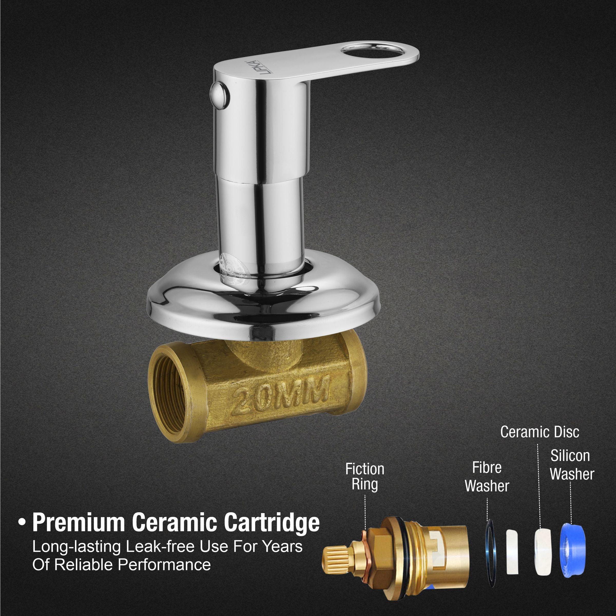 Orbiter Concealed Stop Valve (20mm) Brass Faucet - LIPKA - Lipka Home