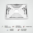 Green Exclusive Square Floor Drain (6 x 6 Inches) with Hole - LIPKA - Lipka Home