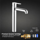 Fusion Single Lever Tall Body Basin Mixer Faucet - LIPKA - Lipka Home