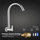 Virgo Sink Tap Brass Faucet with Round Swivel Spout (20 Inches) - LIPKA - Lipka Home