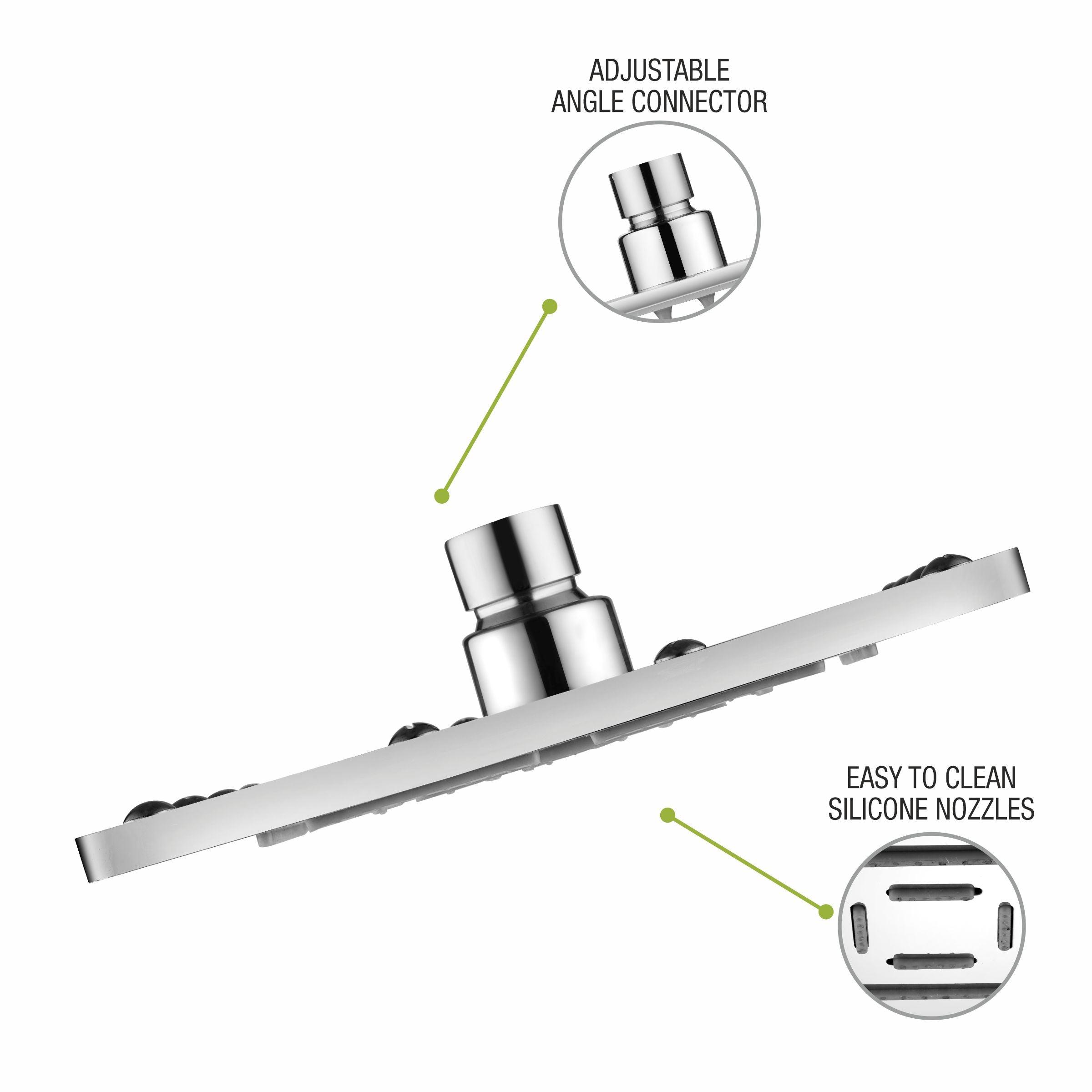 Maze 304-Grade Overhead Rain Shower (6 x 6 Inches) features