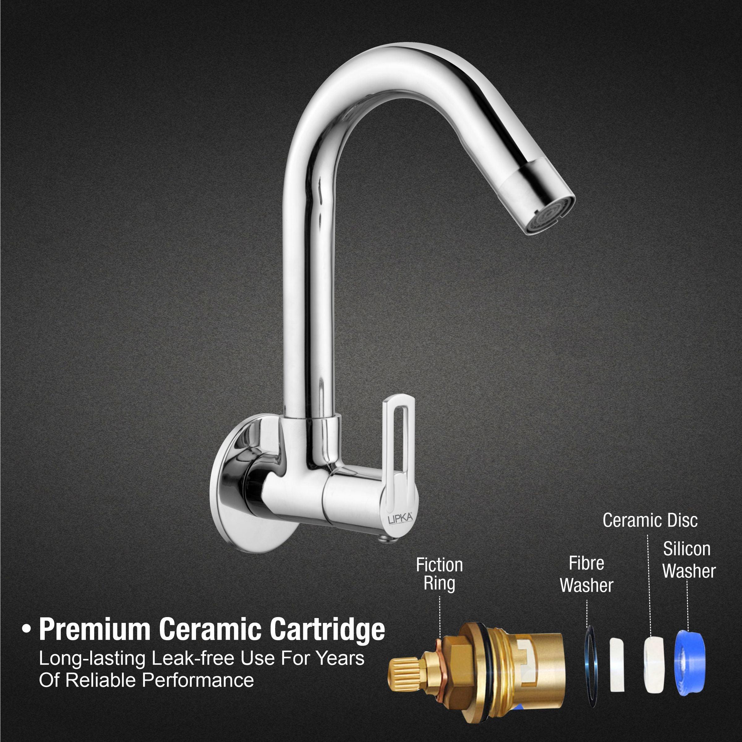 Kube Sink Tap Brass Faucet with Swivel Spout - LIPKA - Lipka Home