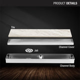 Tile Insert Shower Drain Channel (32 x 2 Inches) - LIPKA