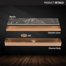 Marble Insert Shower Drain Channel - Antique Copper (18 x 2 Inches) - LIPKA - Lipka Home