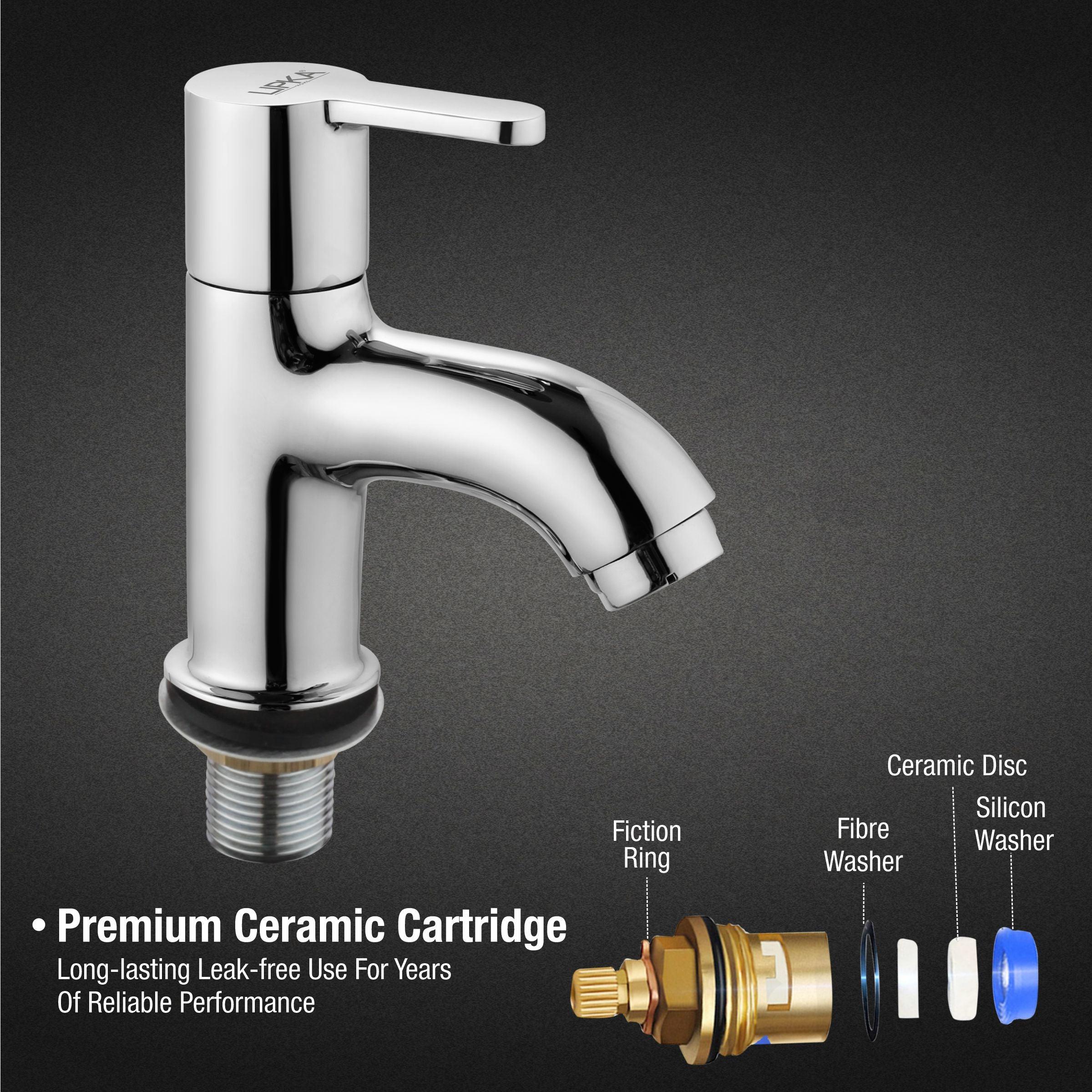 Fusion Pillar Tap Brass Faucet - LIPKA - Lipka Home