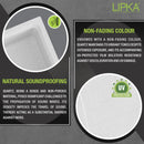 Crystal White Quartz Single Bowl with Drainboard Kitchen Sink (39 x 20 x 9 Inches) - LIPKA - Lipka Home