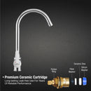 Fusion Single Lever Table Mount Sink Mixer Brass Faucet with Round Swivel Spout (20 Inches) - LIPKA - Lipka Home