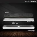 Marble Insert Shower Drain Channel (24 x 2 Inches) - LIPKA - Lipka Home