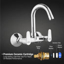 Virgo Sink Mixer Brass Faucet with Round Swivel Spout (12 Inches) - LIPKA - Lipka Home