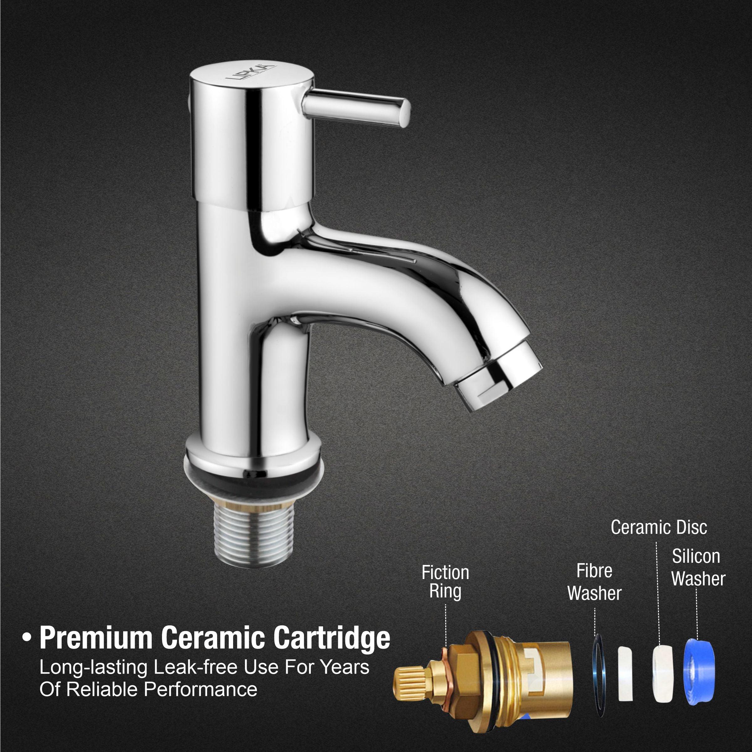 Kyron Pillar Tap Brass Faucet - LIPKA - Lipka Home