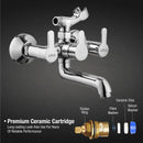 Fusion Telephonic Wall Mixer Brass Faucet - LIPKA - Lipka Home