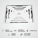 Green Exclusive Square Flat Cut Floor Drain (5 x 5 Inches) - LIPKA - Lipka Home