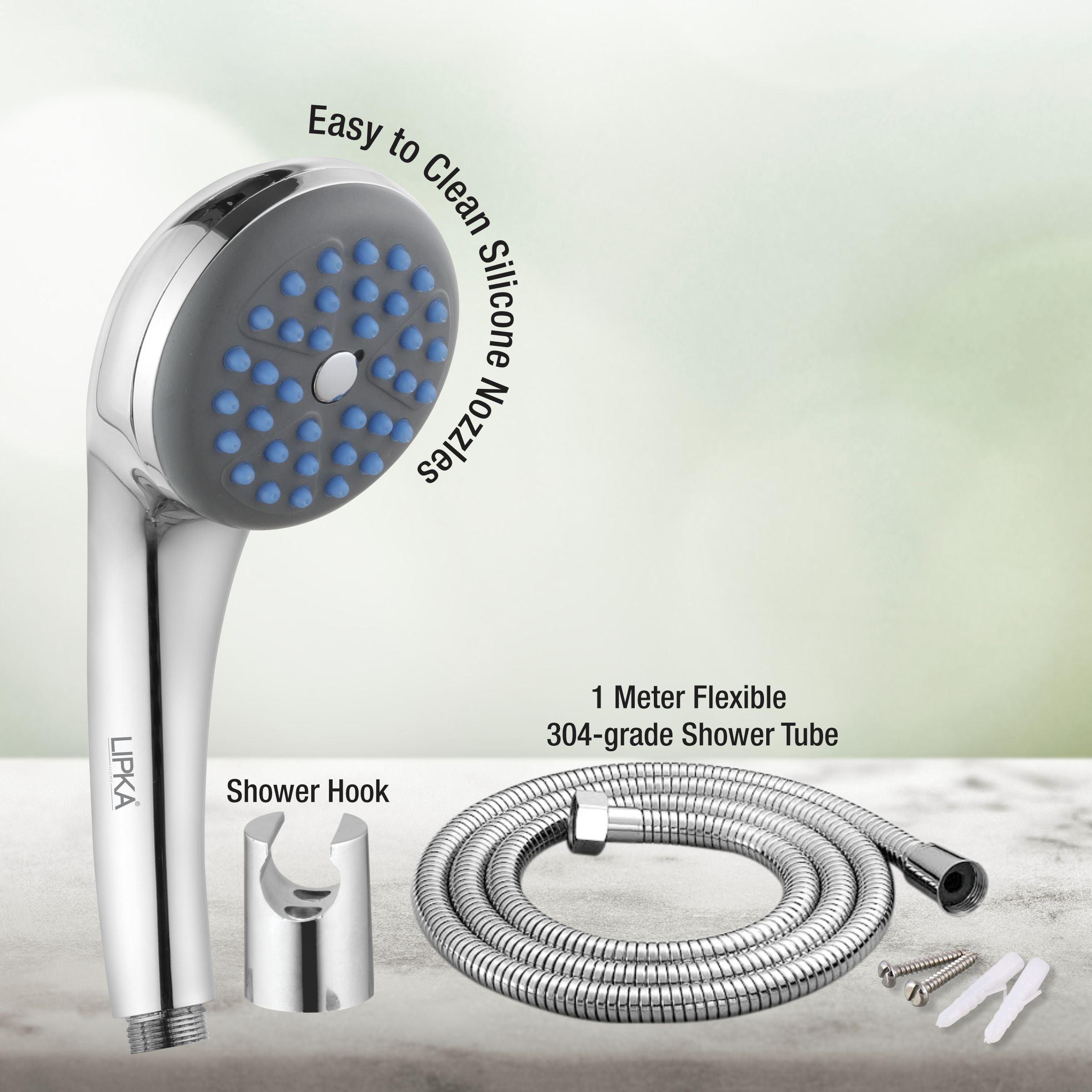 Vibe Hand Shower with Wall Hook & 304-Grade Shower Tube - LIPKA - Lipka Home