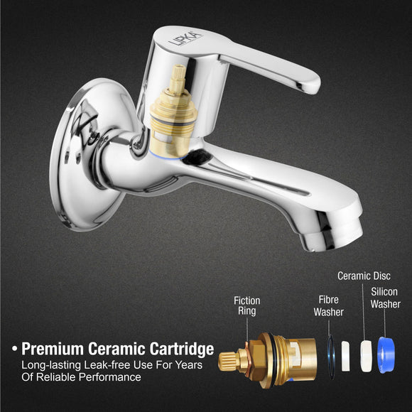 Frenk Bib Tap Long Body Brass Faucet - LIPKA - Lipka Home