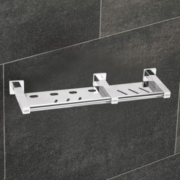 Eclipse Soap Dish with Toothbrush Holder - LIPKA - Lipka Home