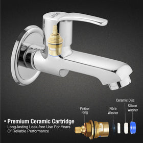 Coral Bib Tap Long Body Brass Faucet - LIPKA - Lipka Home