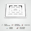 Orange Exclusive Square Floor Drain (5 x 5 Inches) - LIPKA - Lipka Home