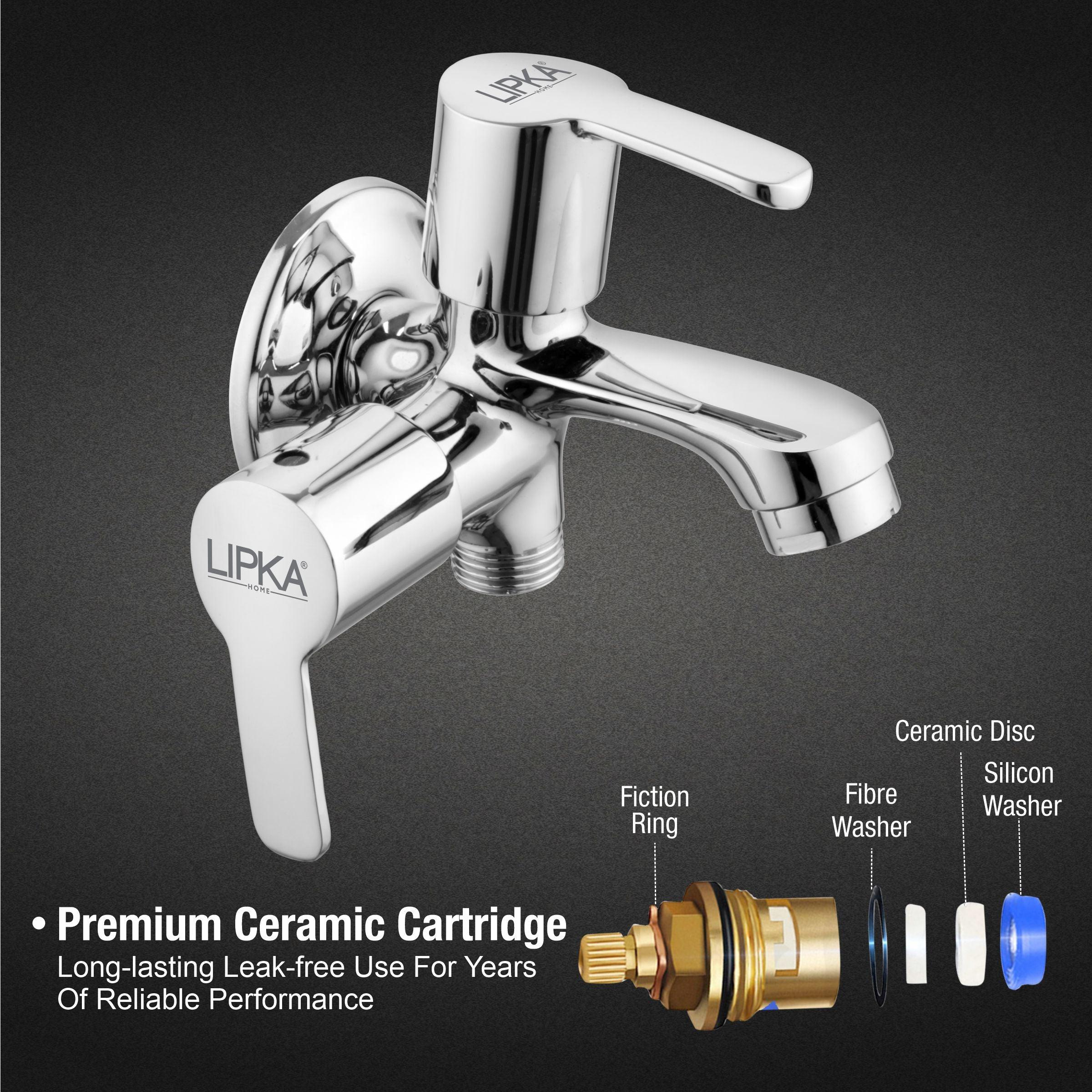 Frenk Two Way Bib Tap Faucet (Double Handle) - LIPKA - Lipka Home