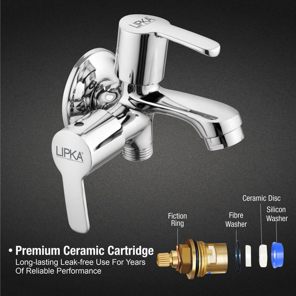 Frenk Two Way Bib Tap Faucet (Double Handle) - LIPKA - Lipka Home
