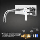 Fusion Single Lever Wall Mount Basin Mixer Faucet - LIPKA - Lipka Home