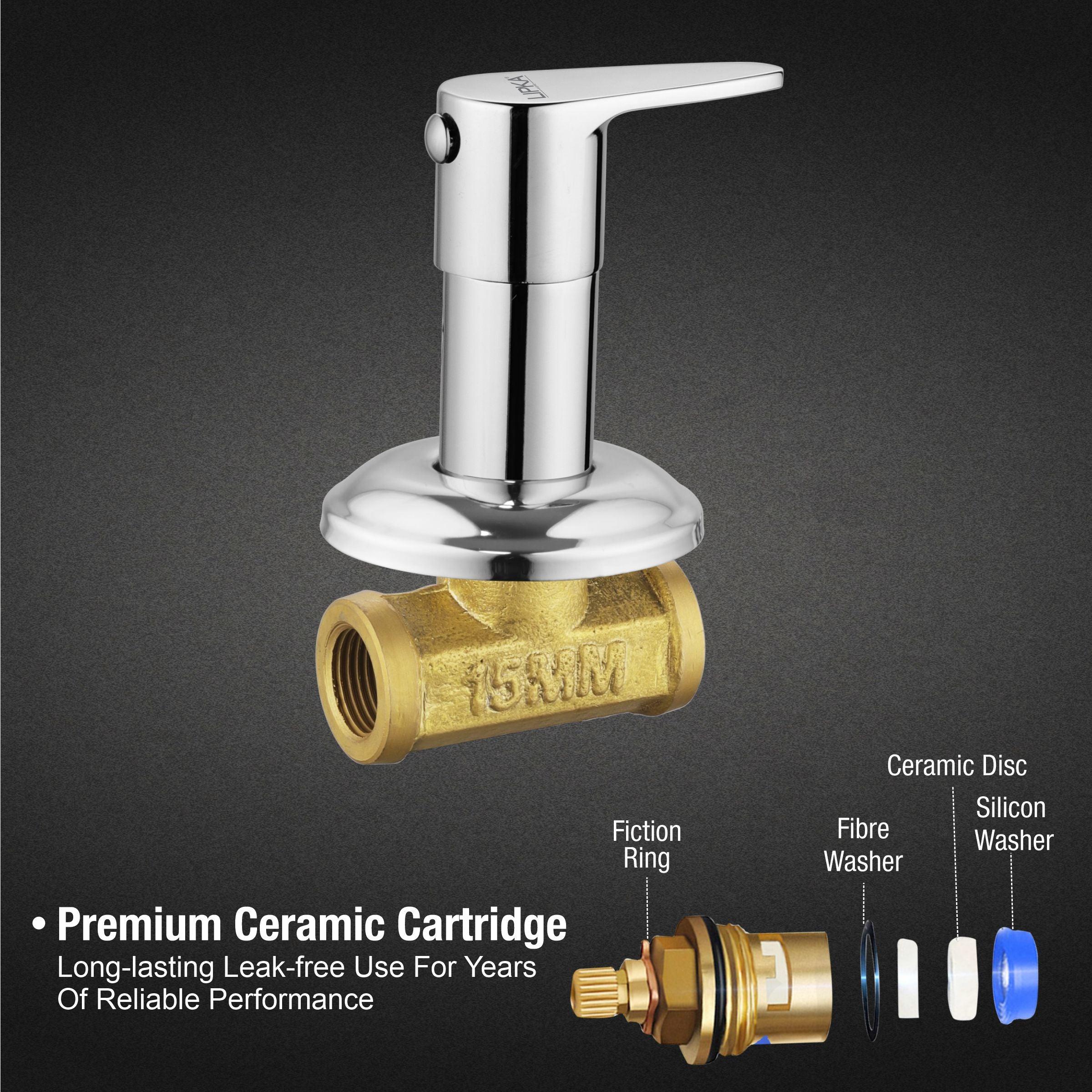 Lava Concealed Stop Valve (15mm) Brass Faucet - LIPKA - Lipka Home