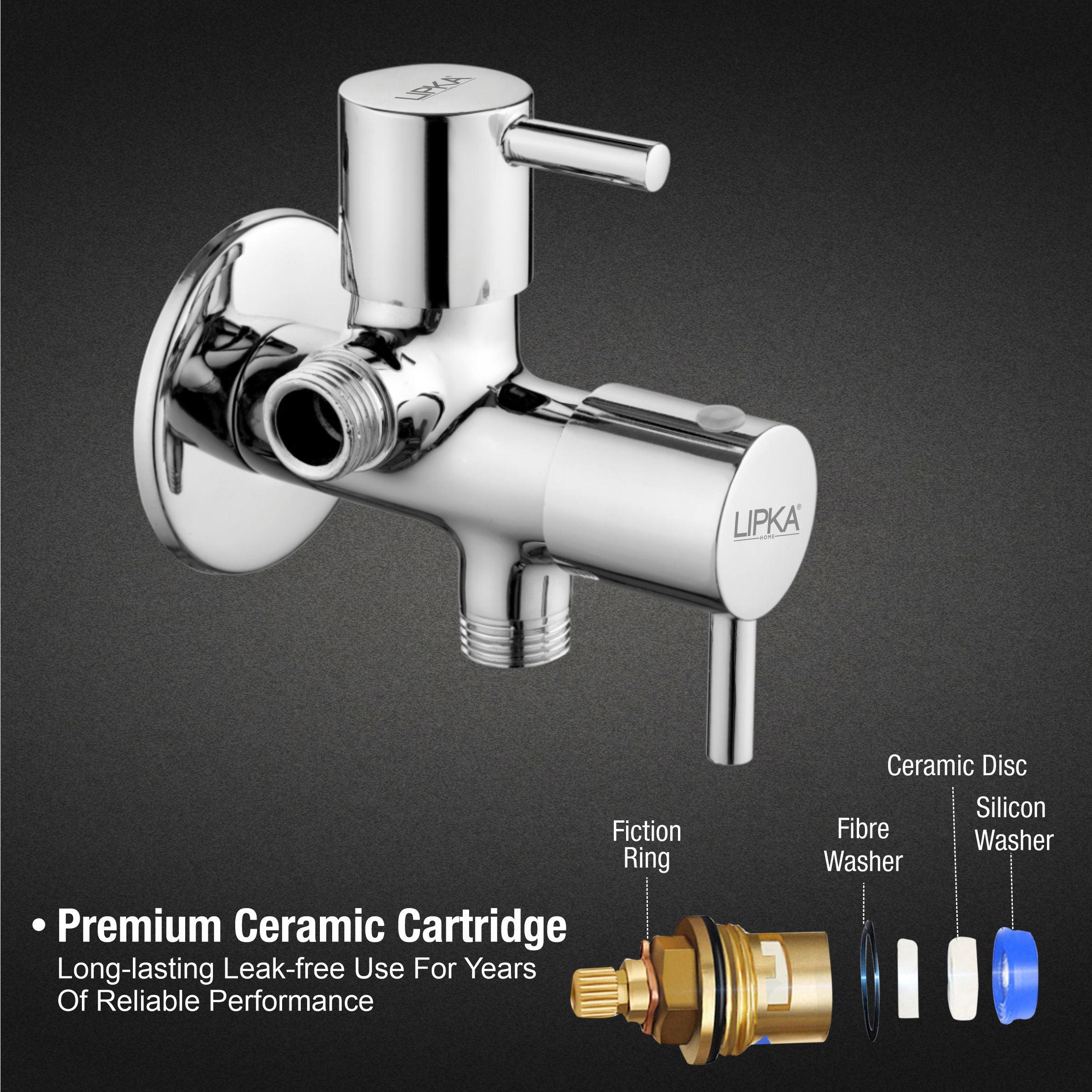 Kyron Two Way Angle Valve Faucet (Double Handle) - LIPKA - Lipka Home