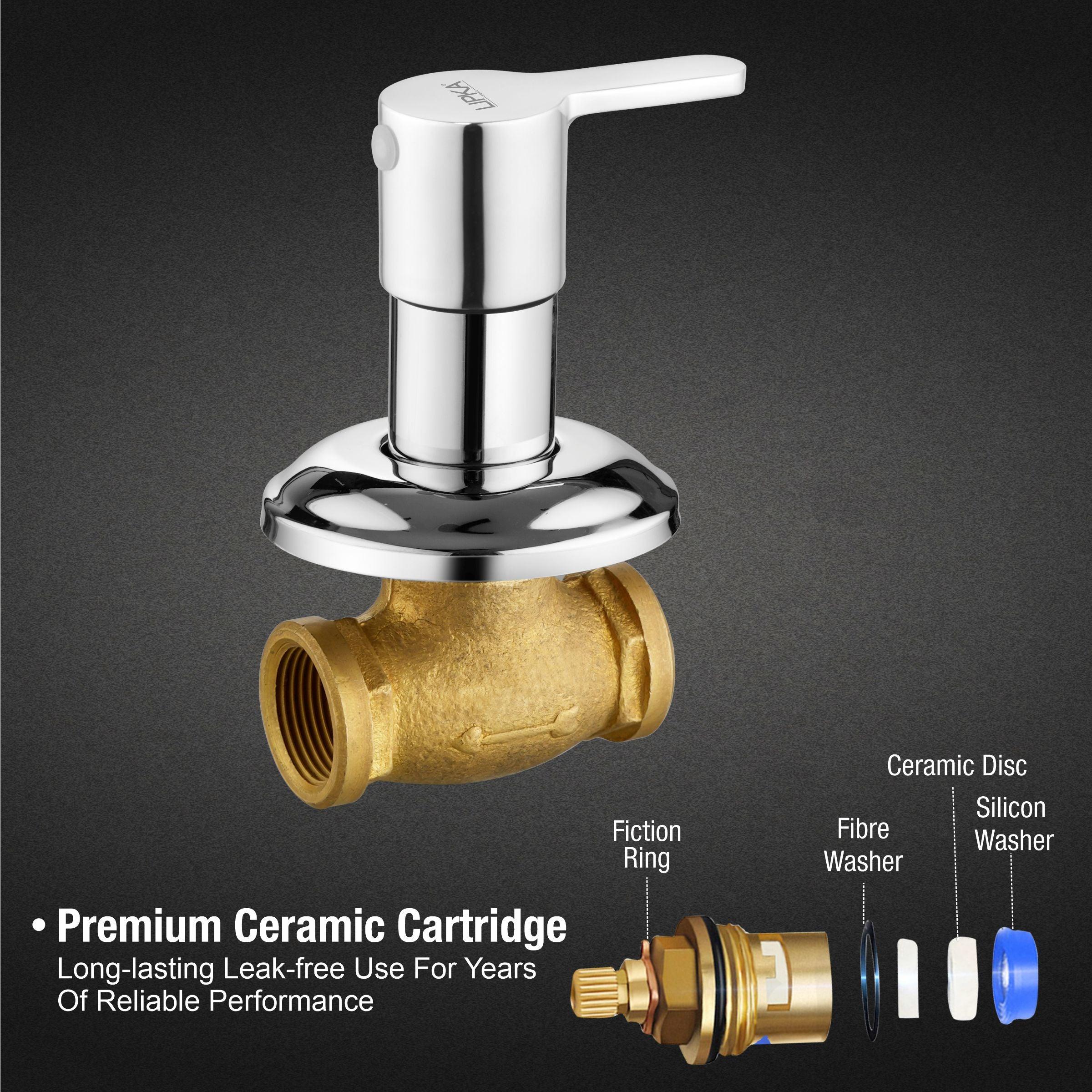 Fusion Concealed Stop Valve (15mm) Brass Faucet - LIPKA - Lipka Home