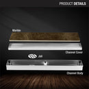 Marble Insert Shower Drain Channel (40 x 2 Inches) - LIPKA - Lipka Home