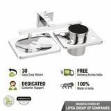 Matrix Soap Dish with Tumbler Holder - LIPKA
