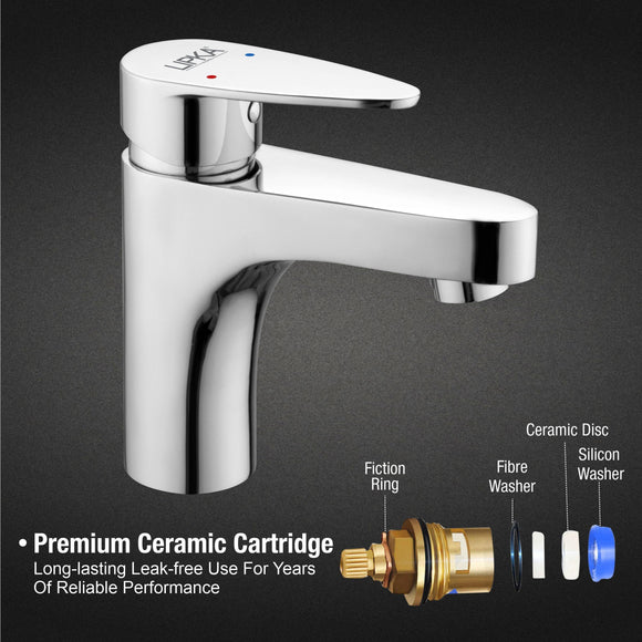 Virgo Single Lever Basin Mixer Faucet - LIPKA - Lipka Home