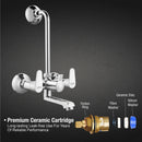 Virgo Wall Mixer Brass Faucet with L Bend - LIPKA - Lipka Home