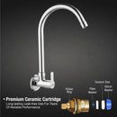 Fusion Sink Tap Brass Faucet with Round Swivel Spout (20 Inches) - LIPKA - Lipka Home